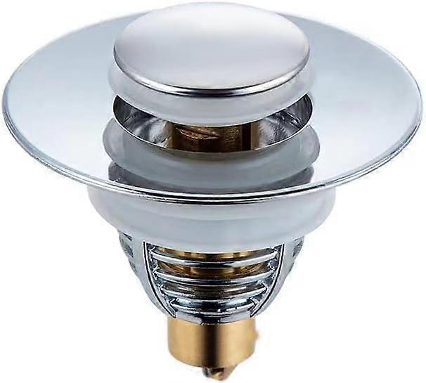 Stainless Steel Sink Cover, Universal Odor Resistant Sink Drain with Silicone Seal and Shower Cap with AntiClogging Filter