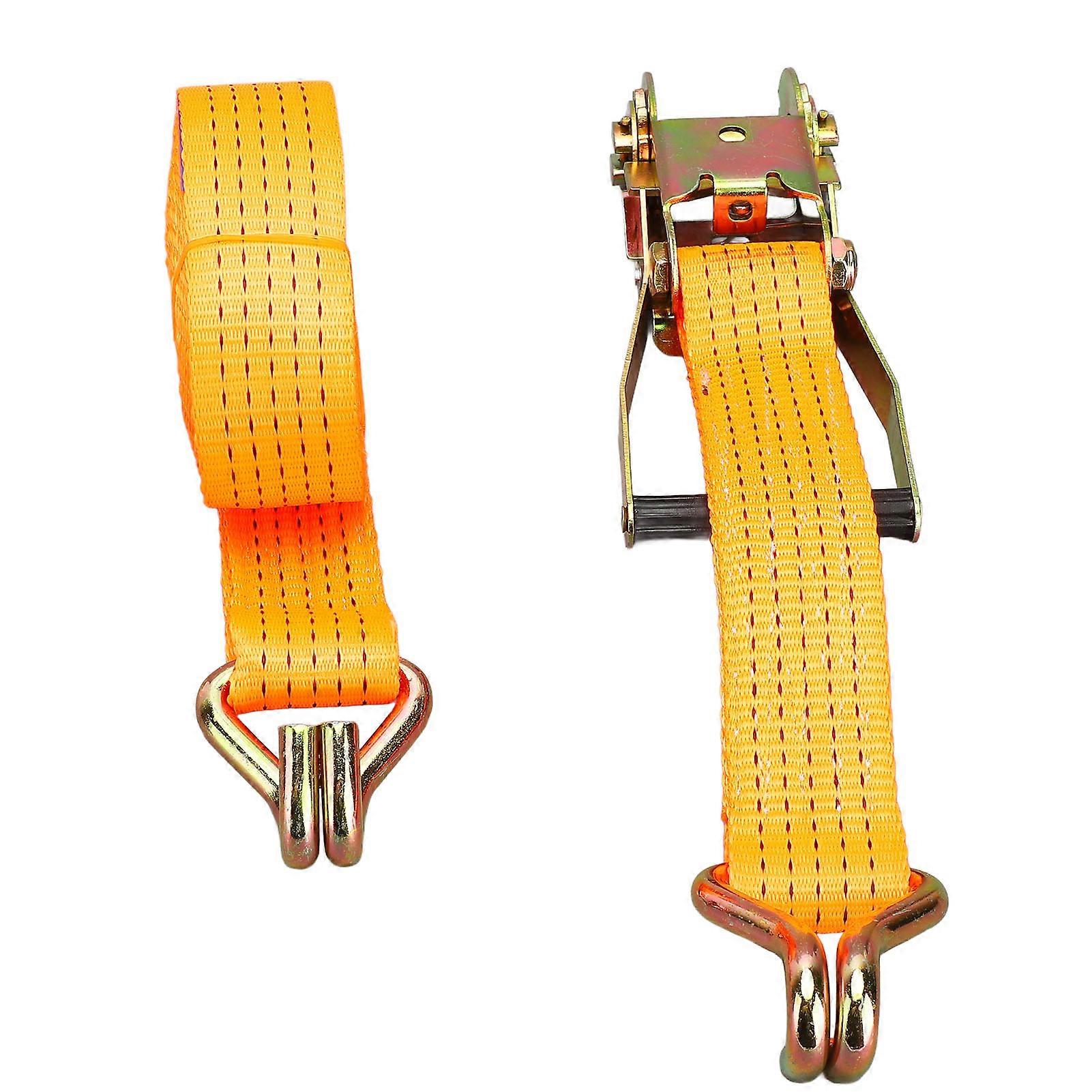 Sangle à cliquet 5 mètres 5 tonnes Sangle à cliquet en polyester robuste pour camion lourd 