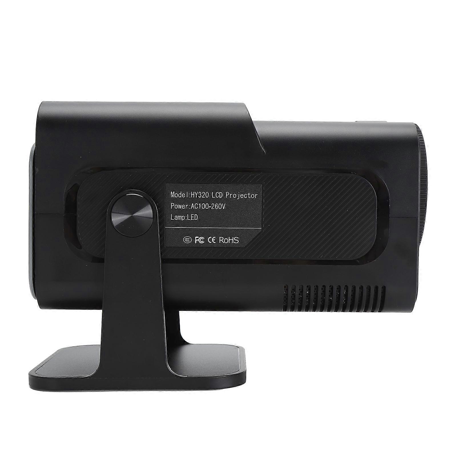 Small Projector 4K 10000lm Auto Trapezoidal 180 Degree Rotation Portable Projector with 2.4G 5G WiFi Bluetooth 5.0