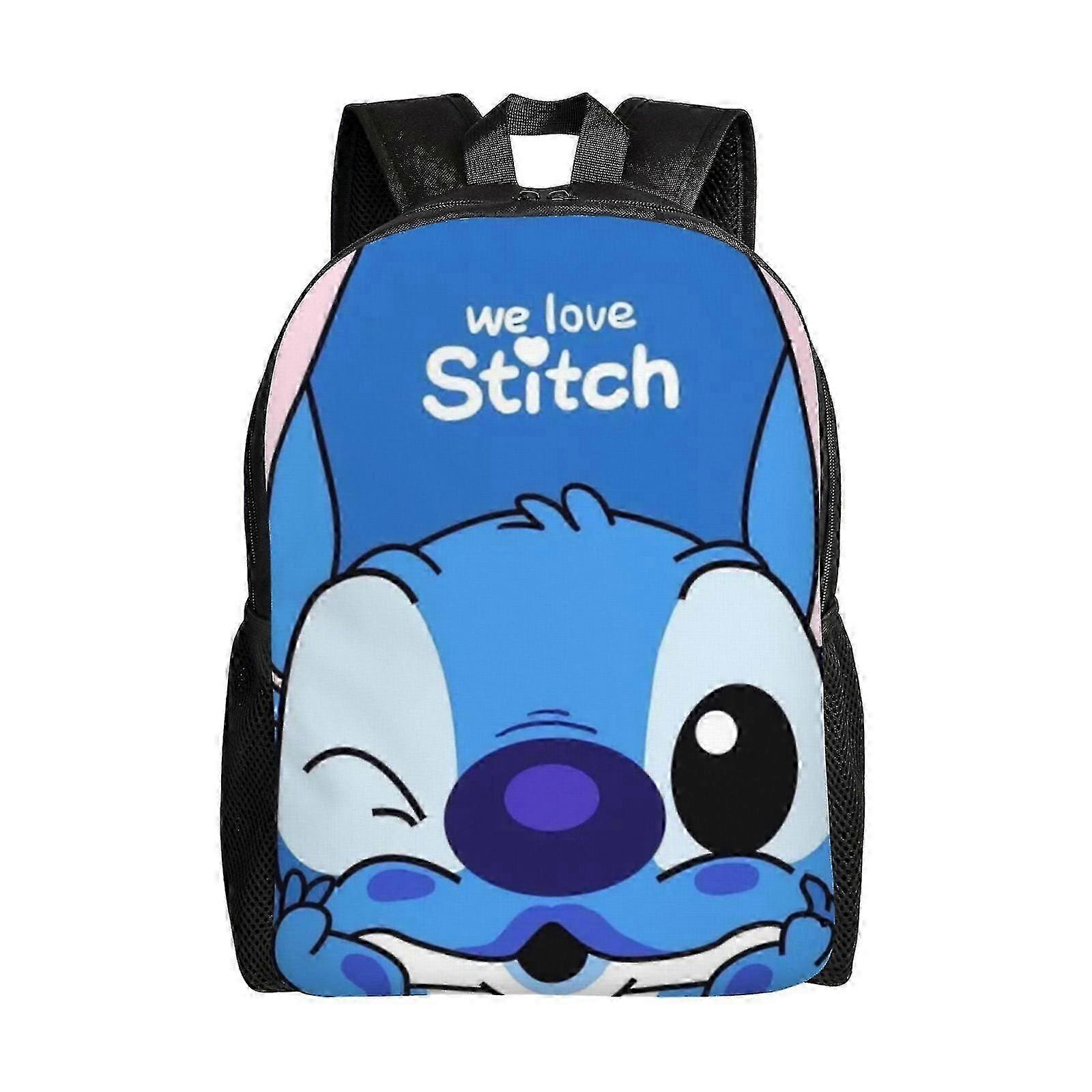 Stitch Kids Backpacks Suitable for School, Casual Travel, and Hiking - J4356 Bookbag Daypack with Comfortable Design