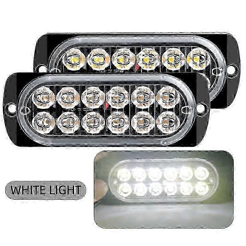12V 12LED Side Marker Tail Warning Light for Car Breakdown Emergency Light, Suitable for Automotive, Truck, and Motorcycle Use, Amber Beacon