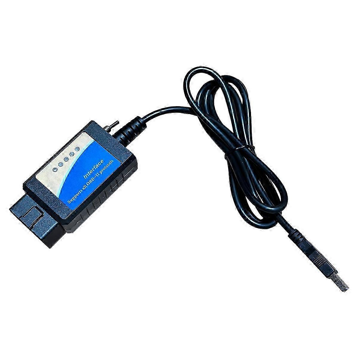 USB Auto Diagnostic Scan Tool Chip Software Usb OBD Code Scanner