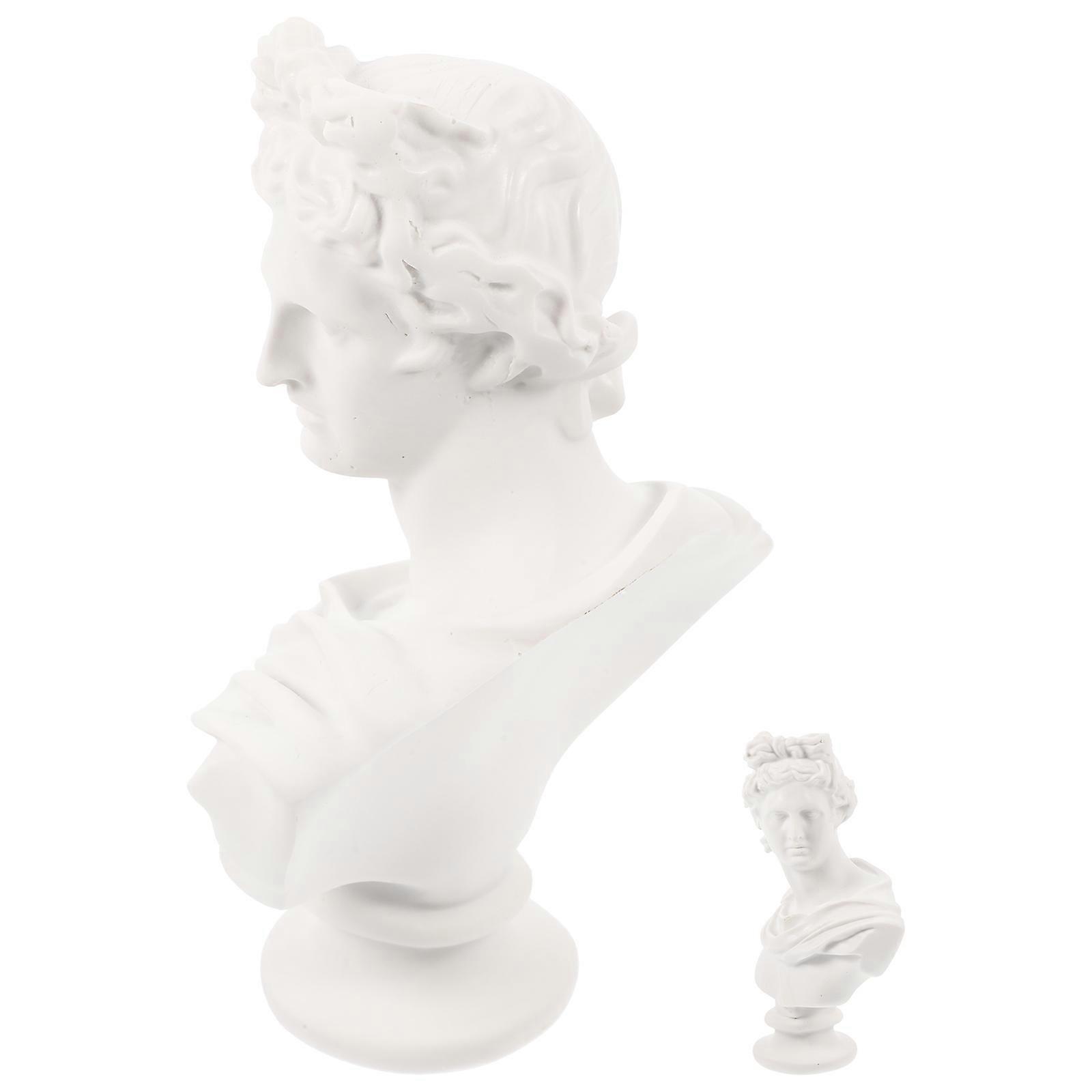 Stylish Statue Decor, Resin Greek Bust Infusing Character into Your Environment