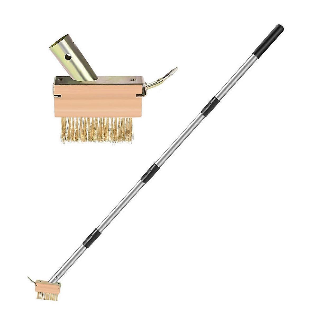 Crack Weeder, Manual Crevice Weeding Tool, Moss Weed Remover Puller Tool Brush with Adjustable Long