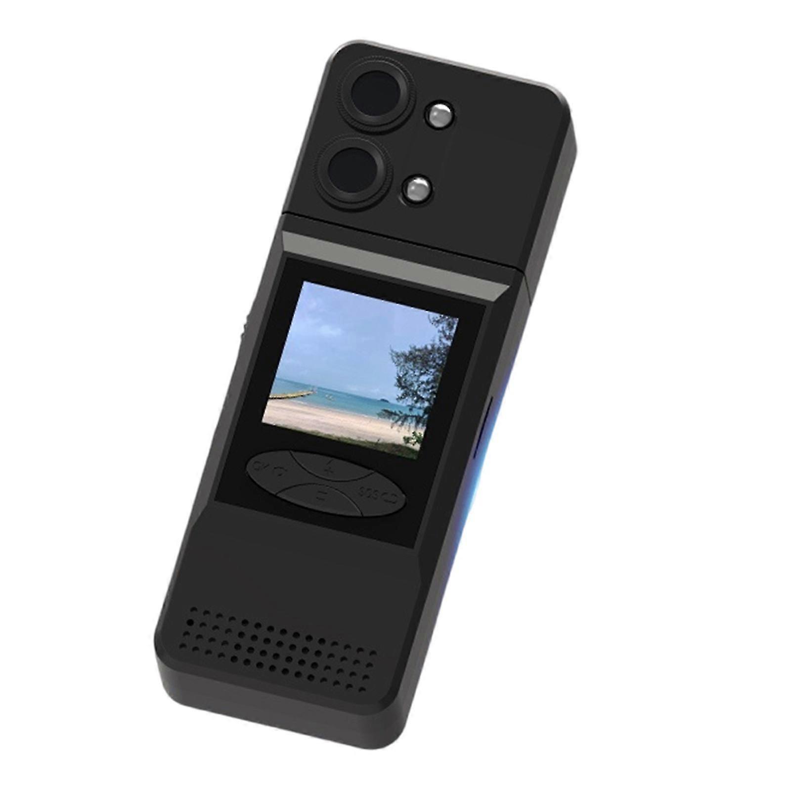 Portable Body Worn Camera Video Recorder, Easy Recording Camcorder for Lectures and Adventure Camera Recording