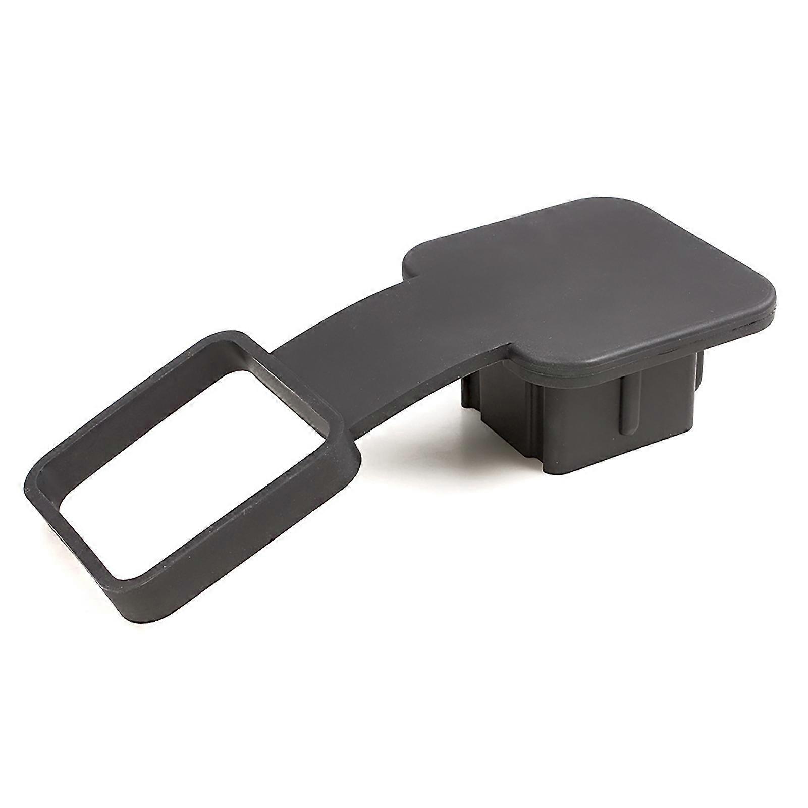 2 Inch 51mm Trailer Hitch Cover Square Mouth Tow Receiver Tube Plug Cap with Traction Hook Protection and Dust Seal