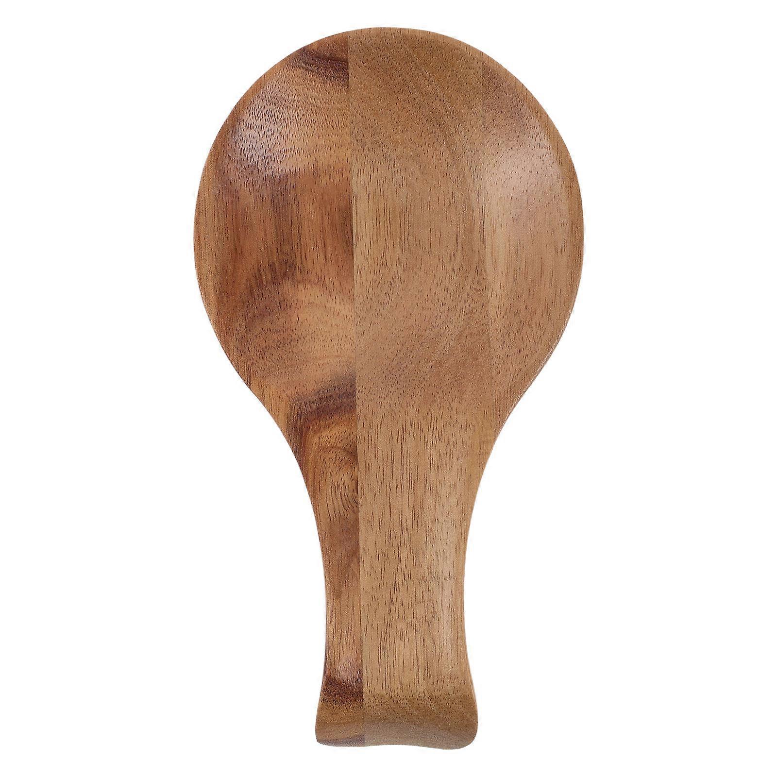 Portable Spoon Rest, Decorative Wood Tray for Organizing Cooking Utensils