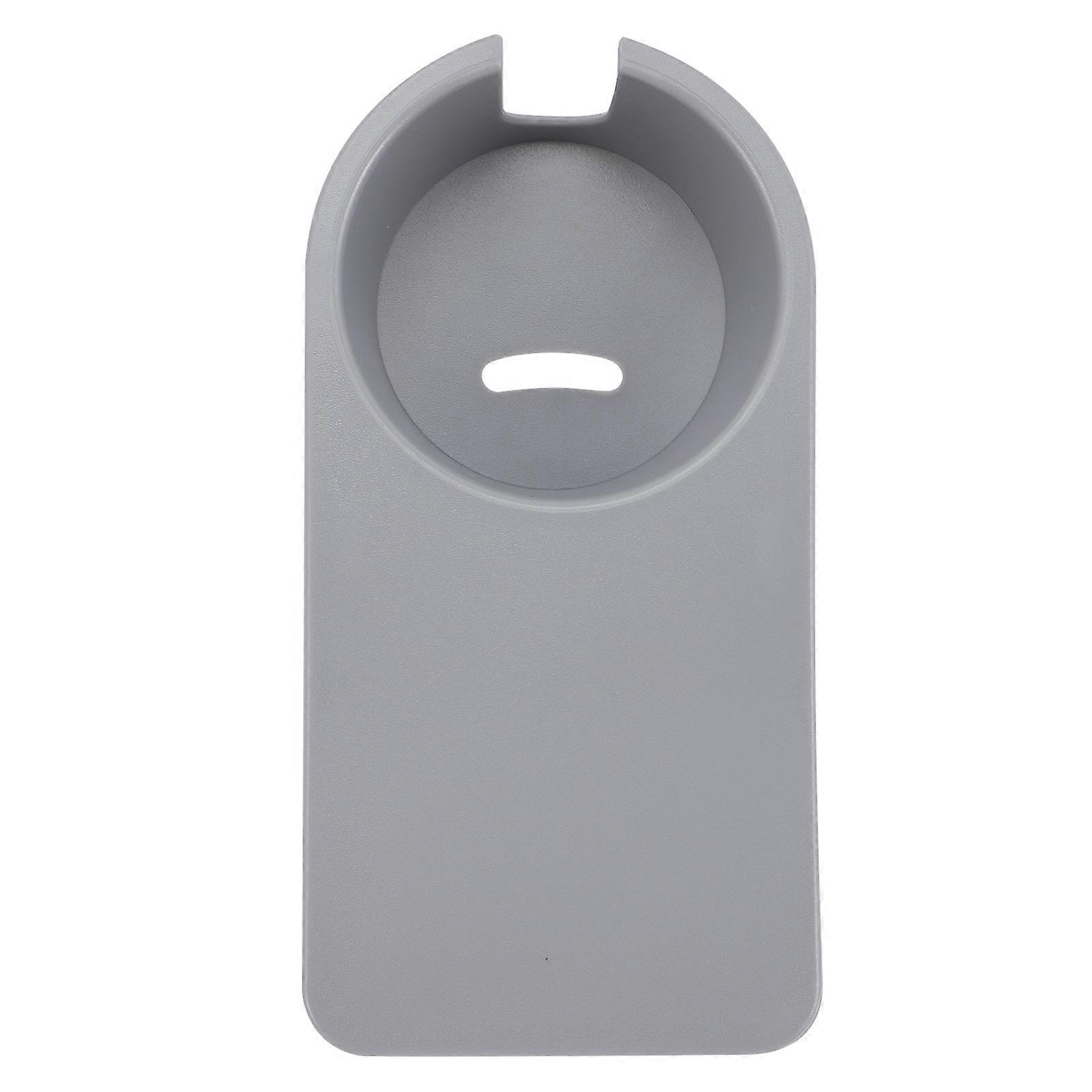 Standing Desk Cup Holder Table Side Cup Clip Practical Design Office Use Grey 20x10cm Plastic 1Pcs