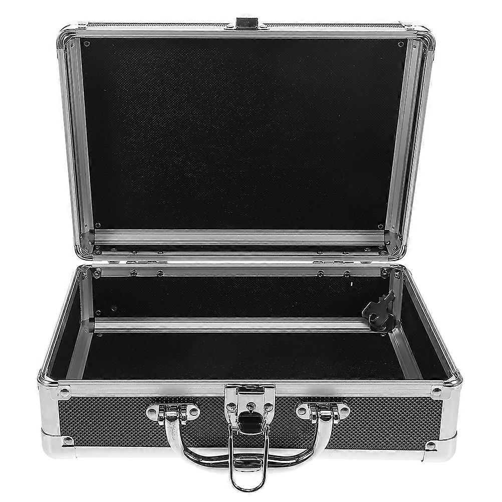 Aluminum Alloy Tool Box with Lock – Lightweight & Portable Storage Case for Home, Office, and Vehicle Repair – Spacious Organizer Latch for Tools and