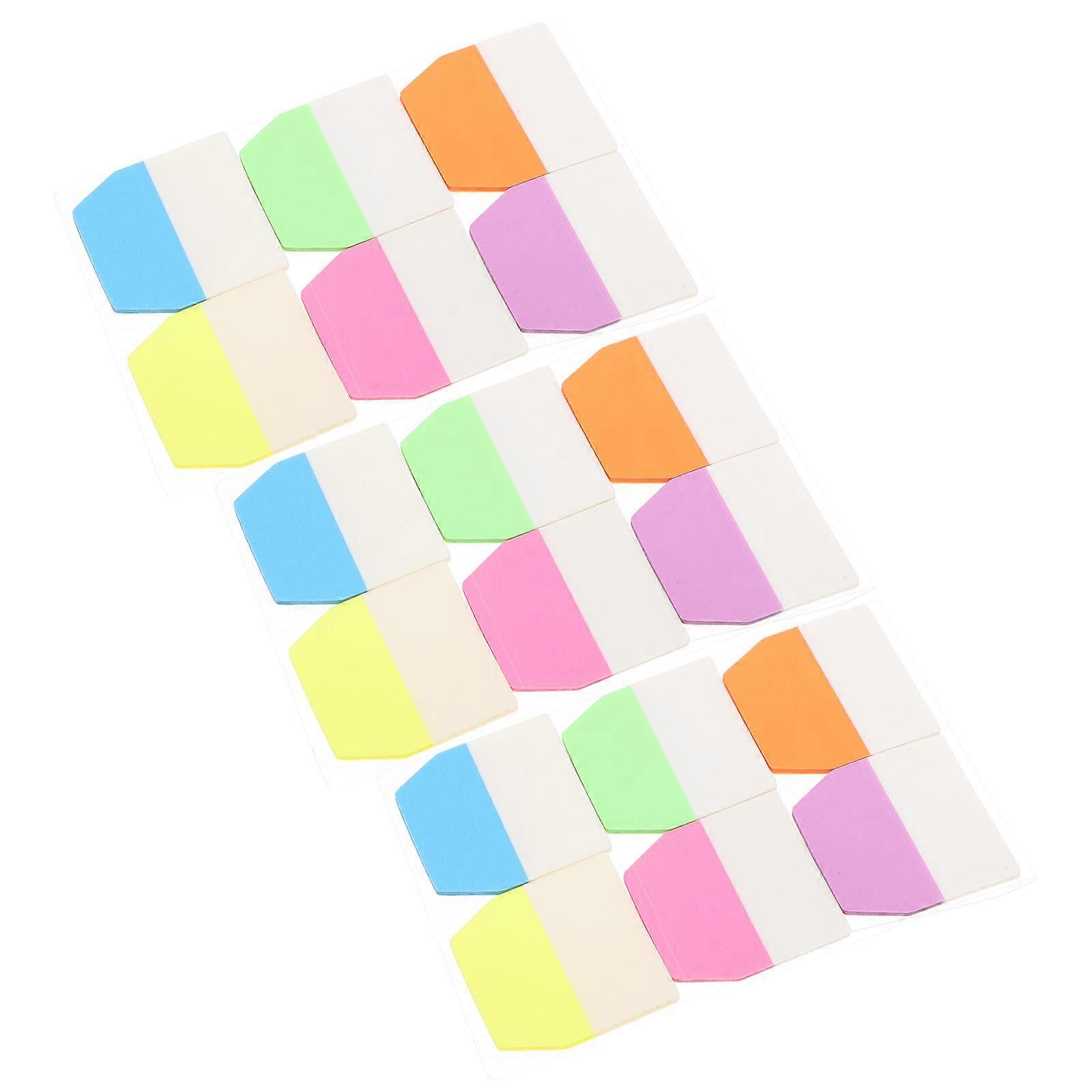 Book Tabs For Annotating Colored Sticky Tabs Categorization Office Work 3 Sets