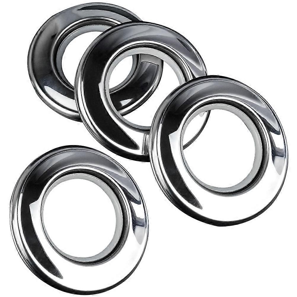 Stainless Steel Curtain Grommets Safe to Use for Curtains and Drapery 7.6x7.6cm No Burrs 4Set