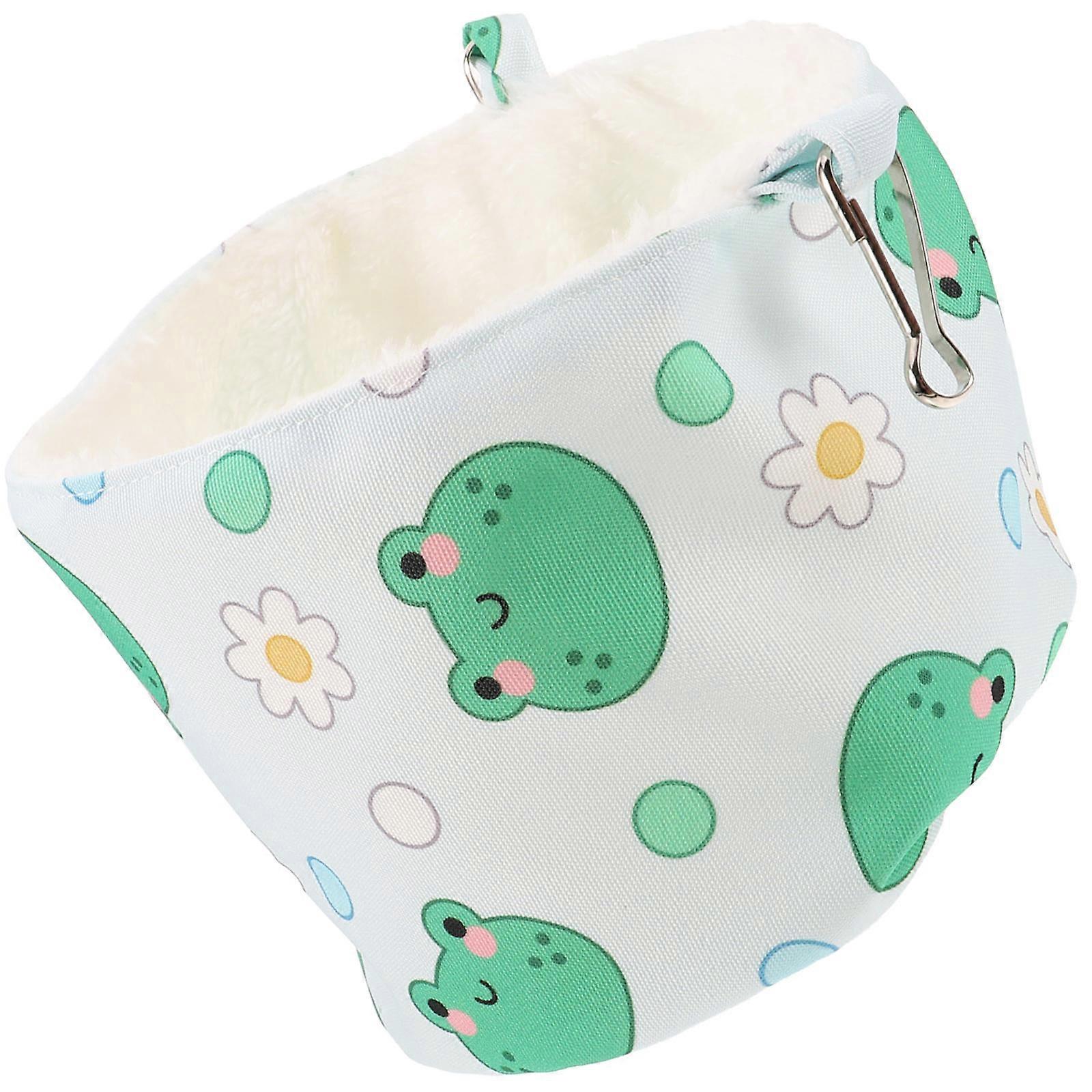 Hamster Sleeping Nest Hammock Cozy Warm Hideout Small Animals Thick Cloth Easy Install Clean Comfort Parrots Winter