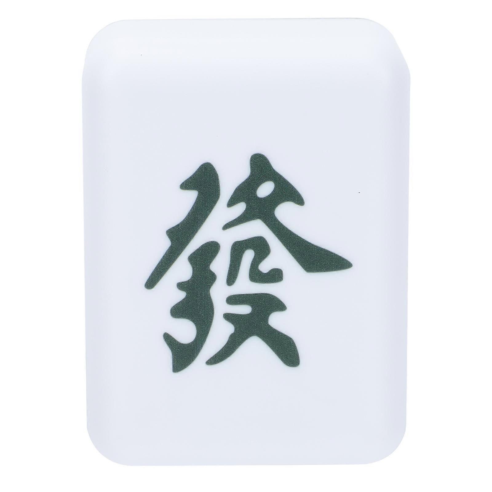 Creative Mahjong Night Lamp Decor Rechargeable Table Light with White ABS Compact Size