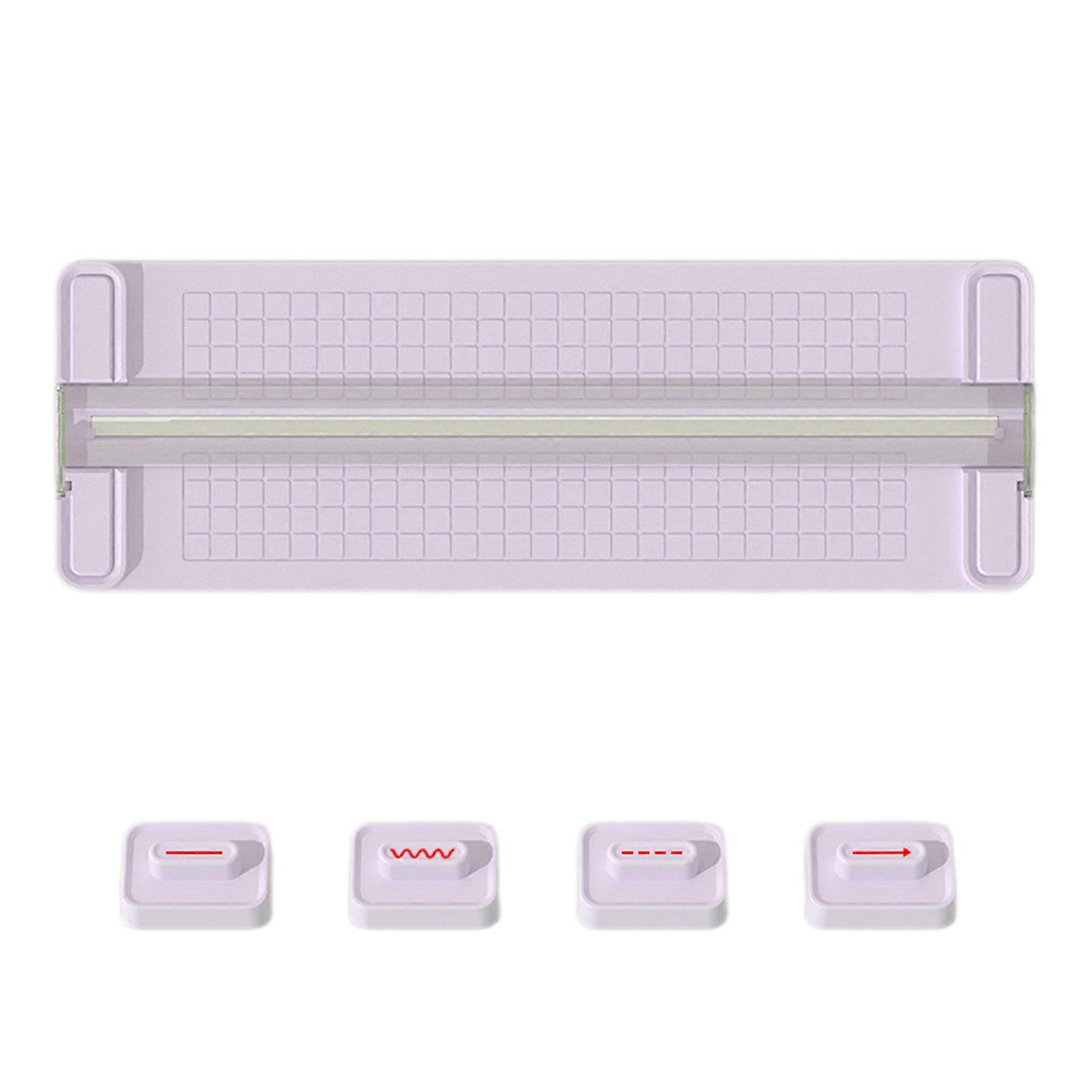 4 in 1 Portable Paper Trimmer Hand-made Paper Cutting Tool for Postcard
