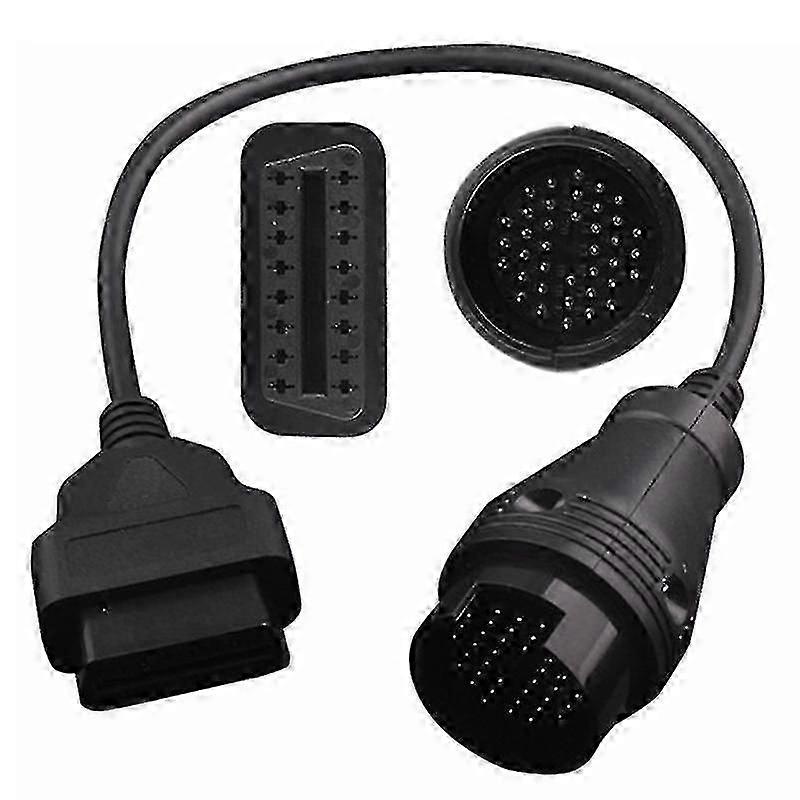 For Benz Mb 38 Pin To 16 Pin Obd2 Obd Ii Diagnostic Adapter For Mercedes 38 Pin Obd 38pin Connector6468893592561