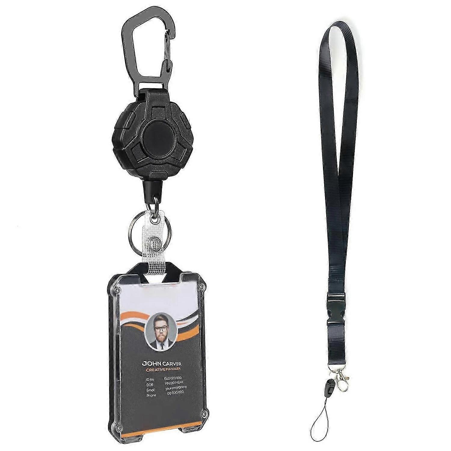 Retractable Badge Holders Adjustables ID Badge Holder Great Present Idea