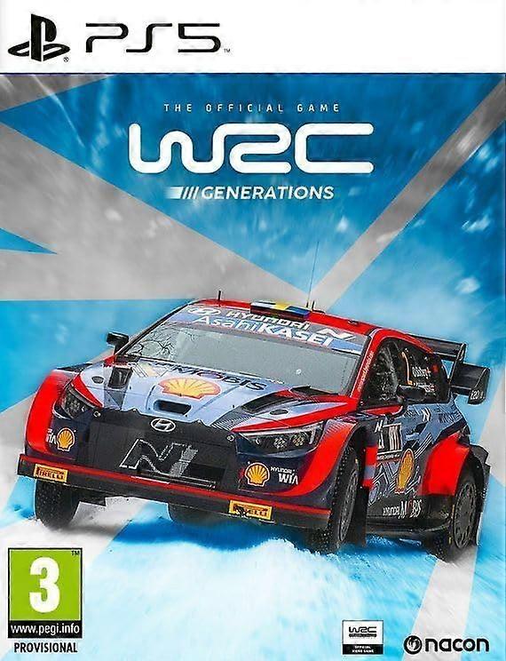 WRC Generations PS5 Game (Dutch/French Box - Multi Language in Game)