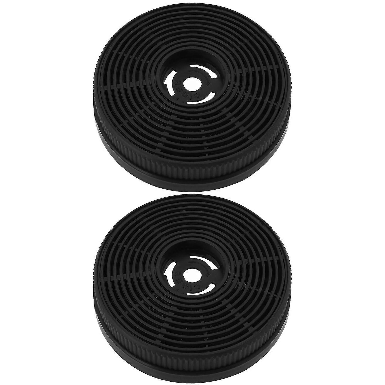 CF140 Activated Carbon Filter 27.7x10.8x2.5 cm Compatible with Cooker Hood S13-60 BBPY S22-60 BBPY Black Pack of 2
