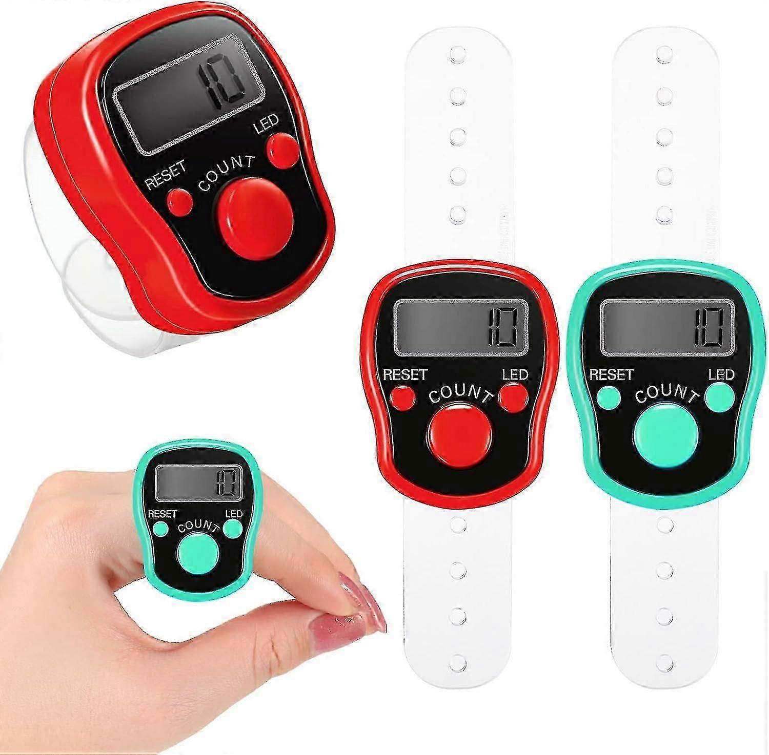 Finger Counter - 5 Digit Electronic Clicker With Led Display