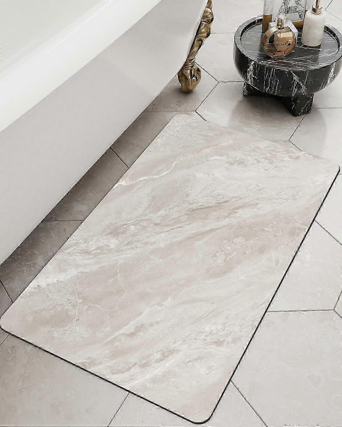 Ultra Thin Super Absorbent Quick Dry Bath Mat for Shower or Tub