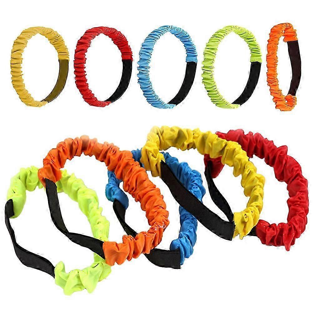 10 Pcs Exercise Stretch Bands Summer Party Games Three Legged Race Bands Field Day Games