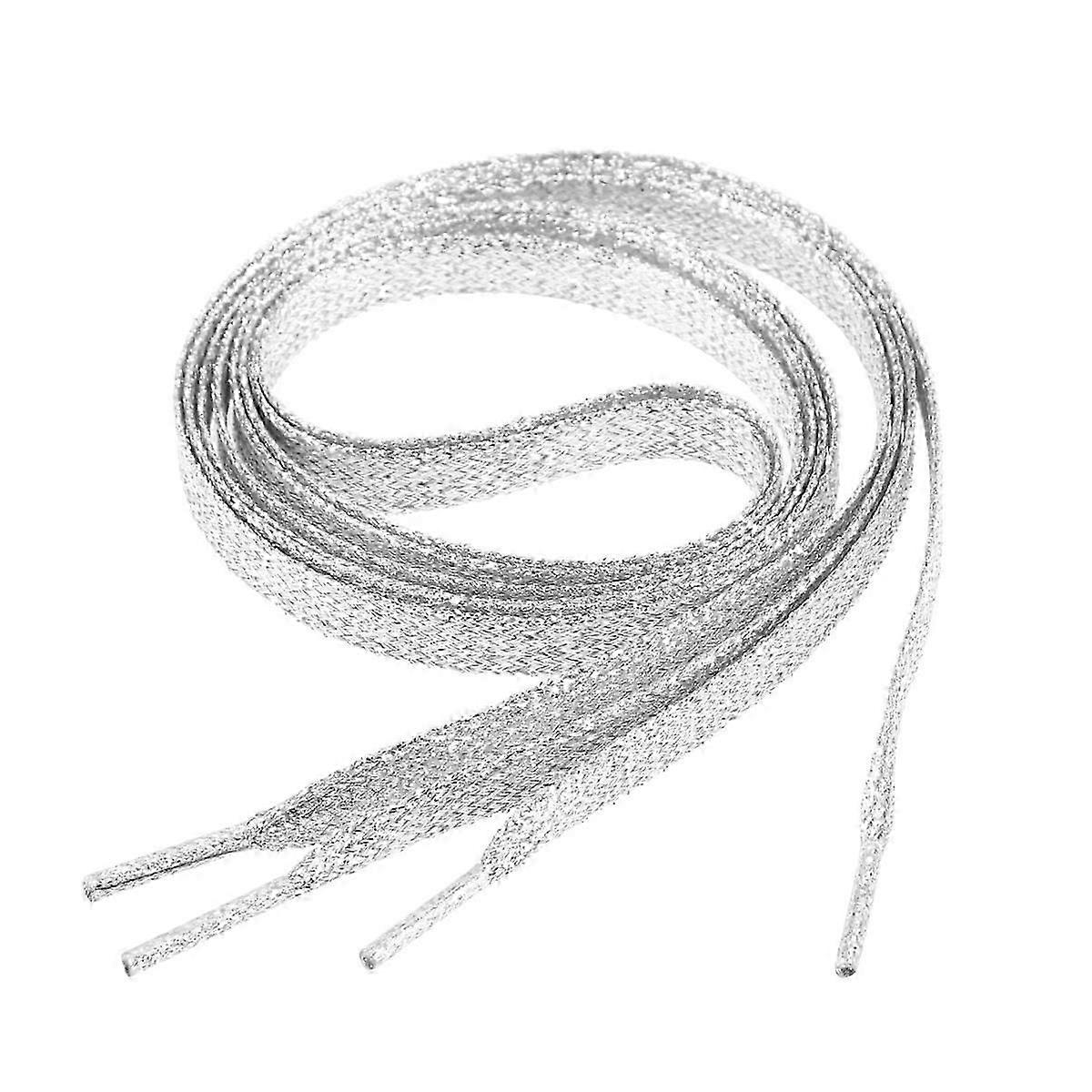 Boot Shoe Laces Colored Flat Shoestring Flat Glitter ShoeLaces Colored Shoelaces Sparkly Shiny Flat Shoelace Shoe Laces Sneakers