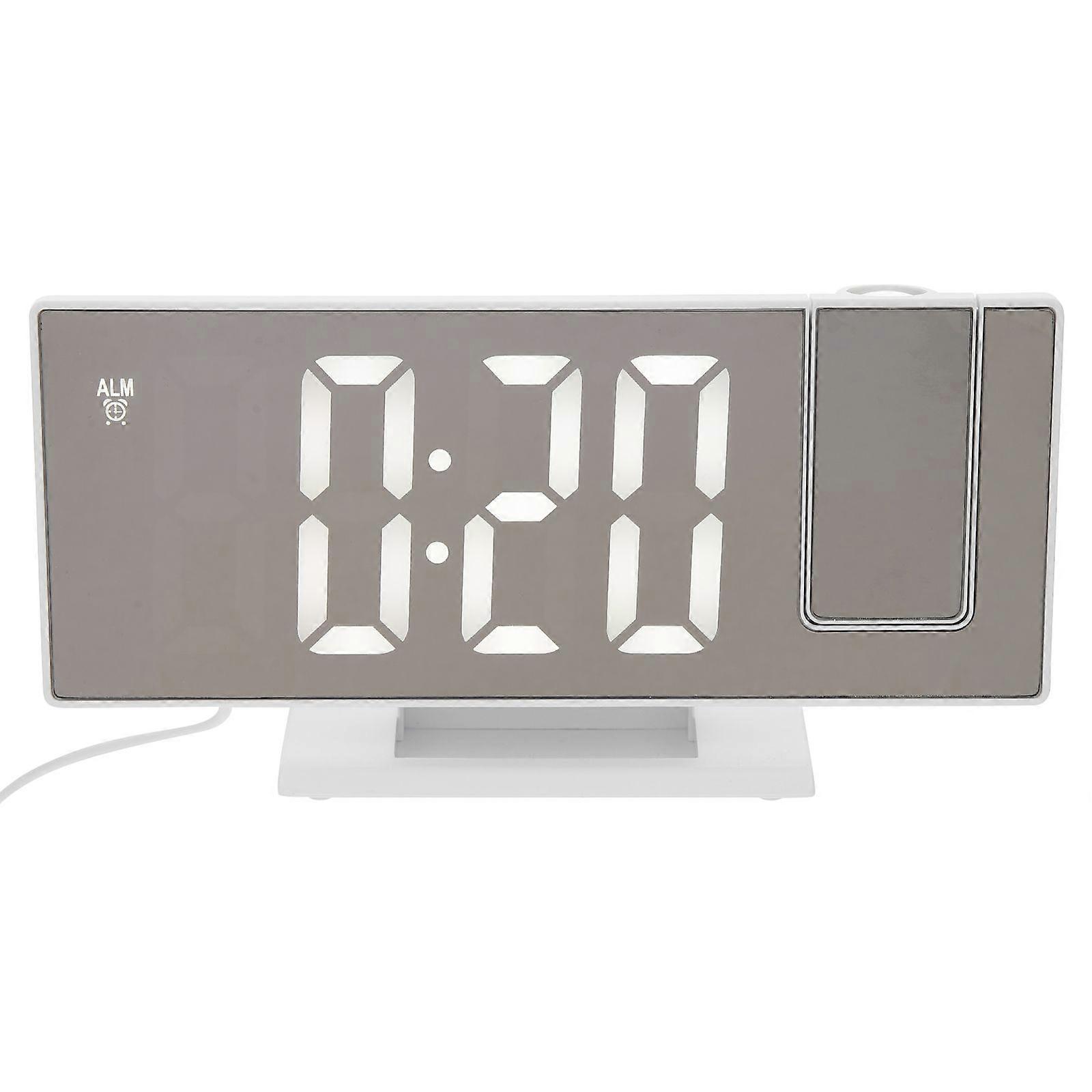 1 Set Digital Alarm Clock Large Screen Clock Projection Clock Home Alarm Clock