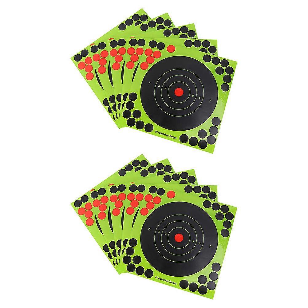 40 Pack Self Adhesive Paper Targets Stickers for Archery and Dart Practice – Durable, Easy to Use Indoor Shooting Stickers in Random Colors
