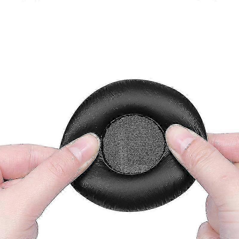 For JBL TUNE 600BTNC/660NC 1 Pair Headset Ear Pads Protein Leather Cushions with Headband