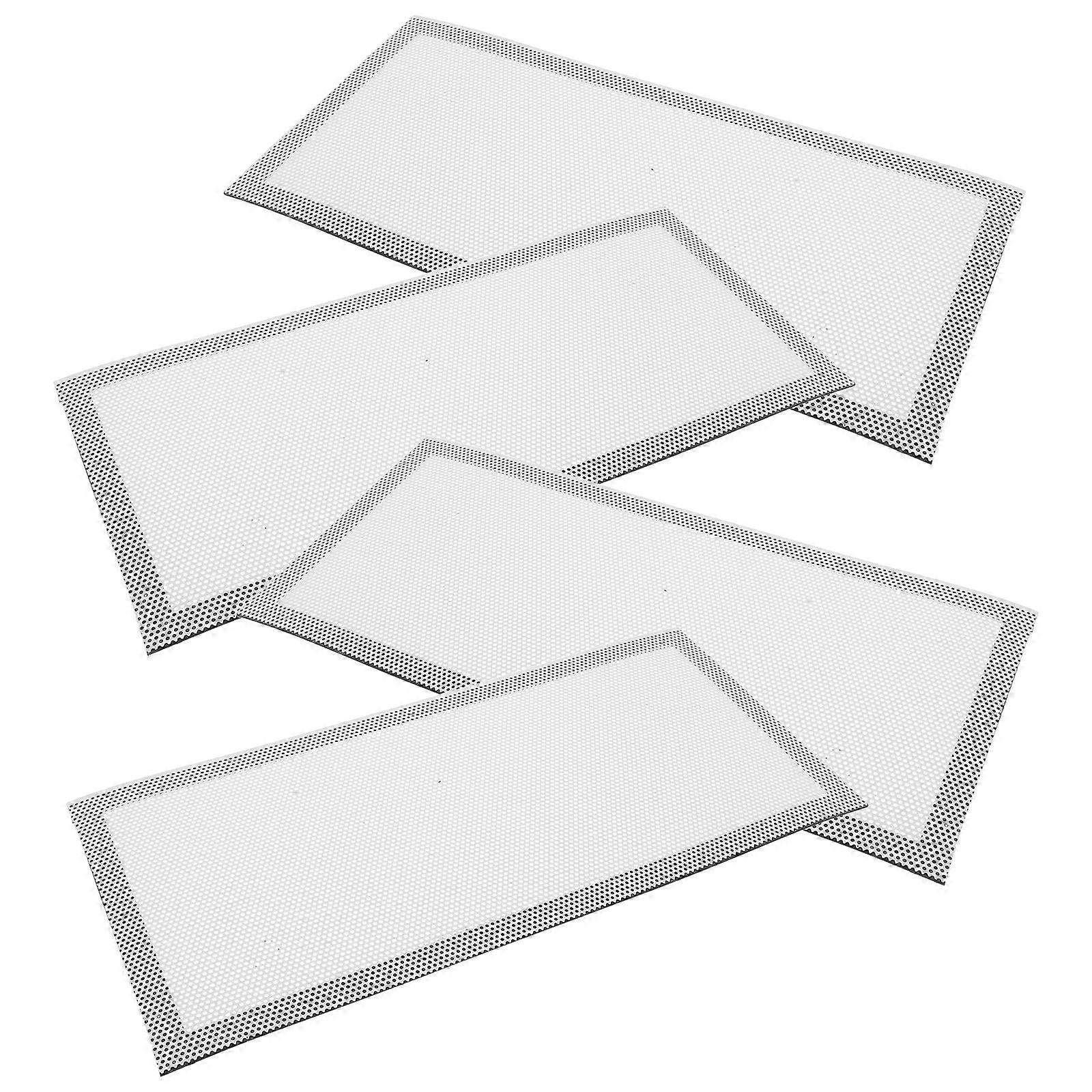 Magnetic Vent Cover Ceiling Mesh Air Filters Dust Prevention Sleek Appearance Home Ceiling Vents 11.99X5.50X0.08IN 4Pcs