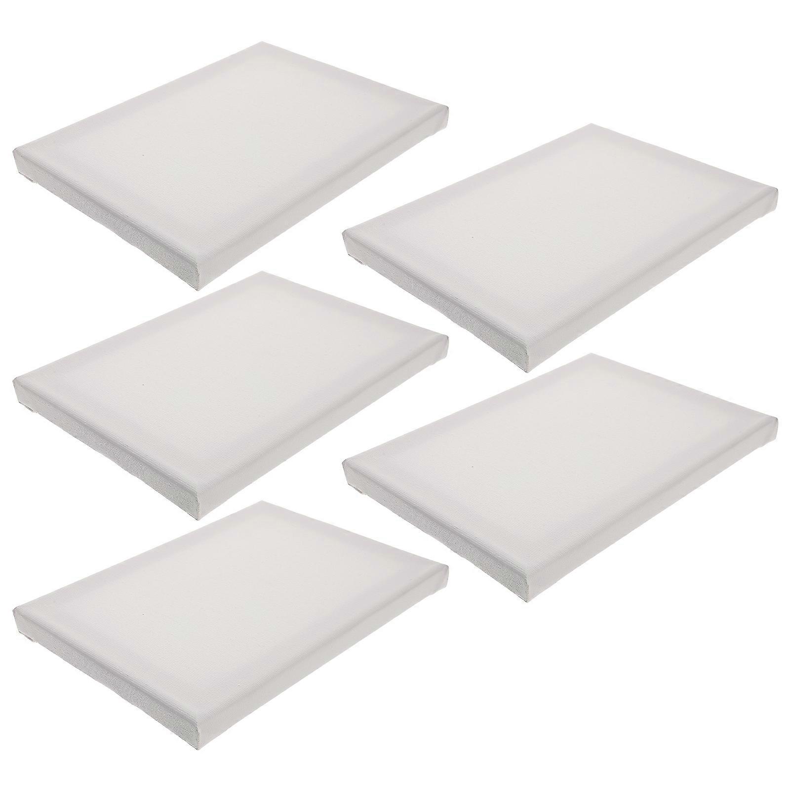 5 Piece Solid Framed Canvas Painting Kit – Blank Canvas Boards for Art, Crafts, DIY Oil Painting & Art Projects for Beginners