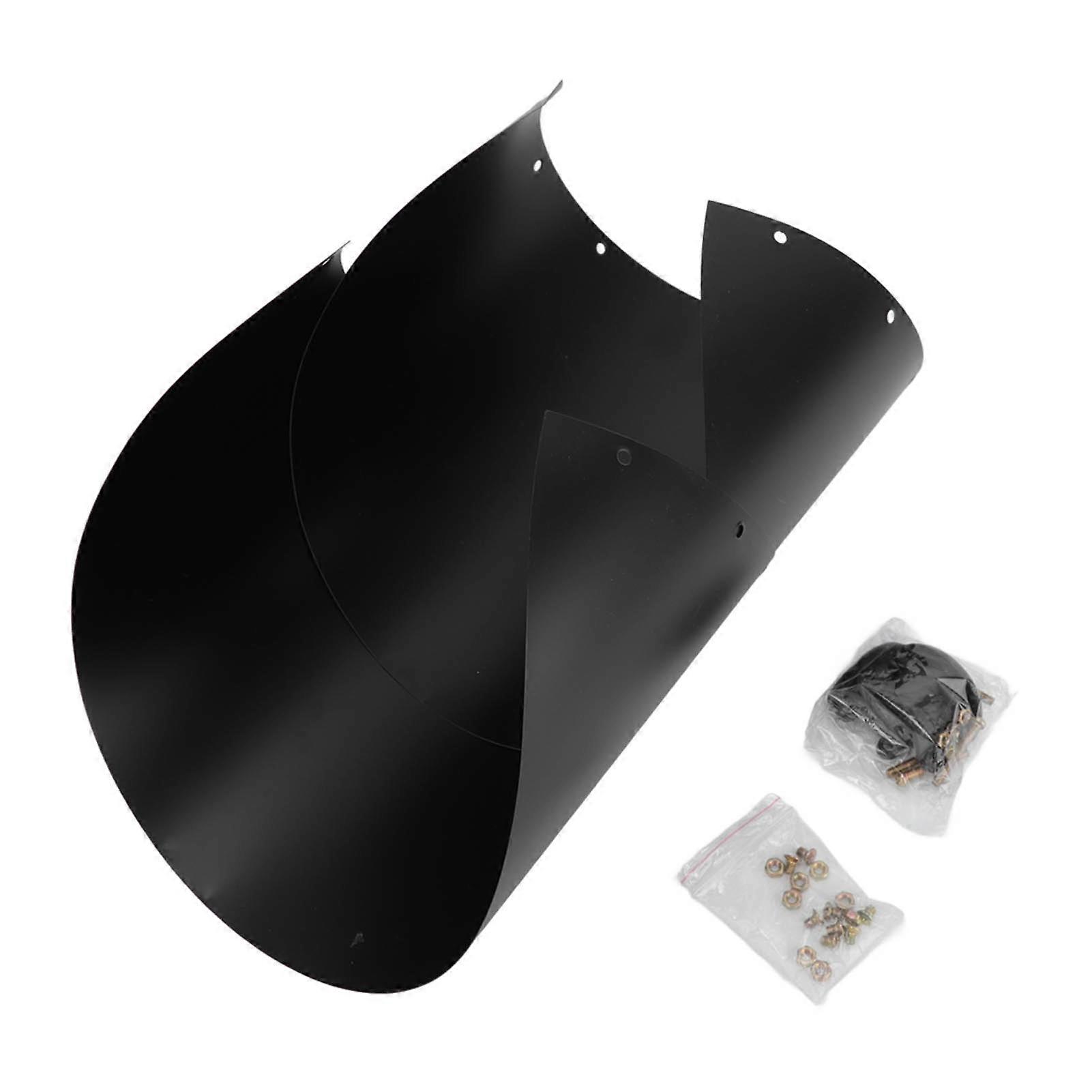 Squirrel Flapper Professional PVC Prevents Stealing Squirrel Baffle for Bird Feeder Black