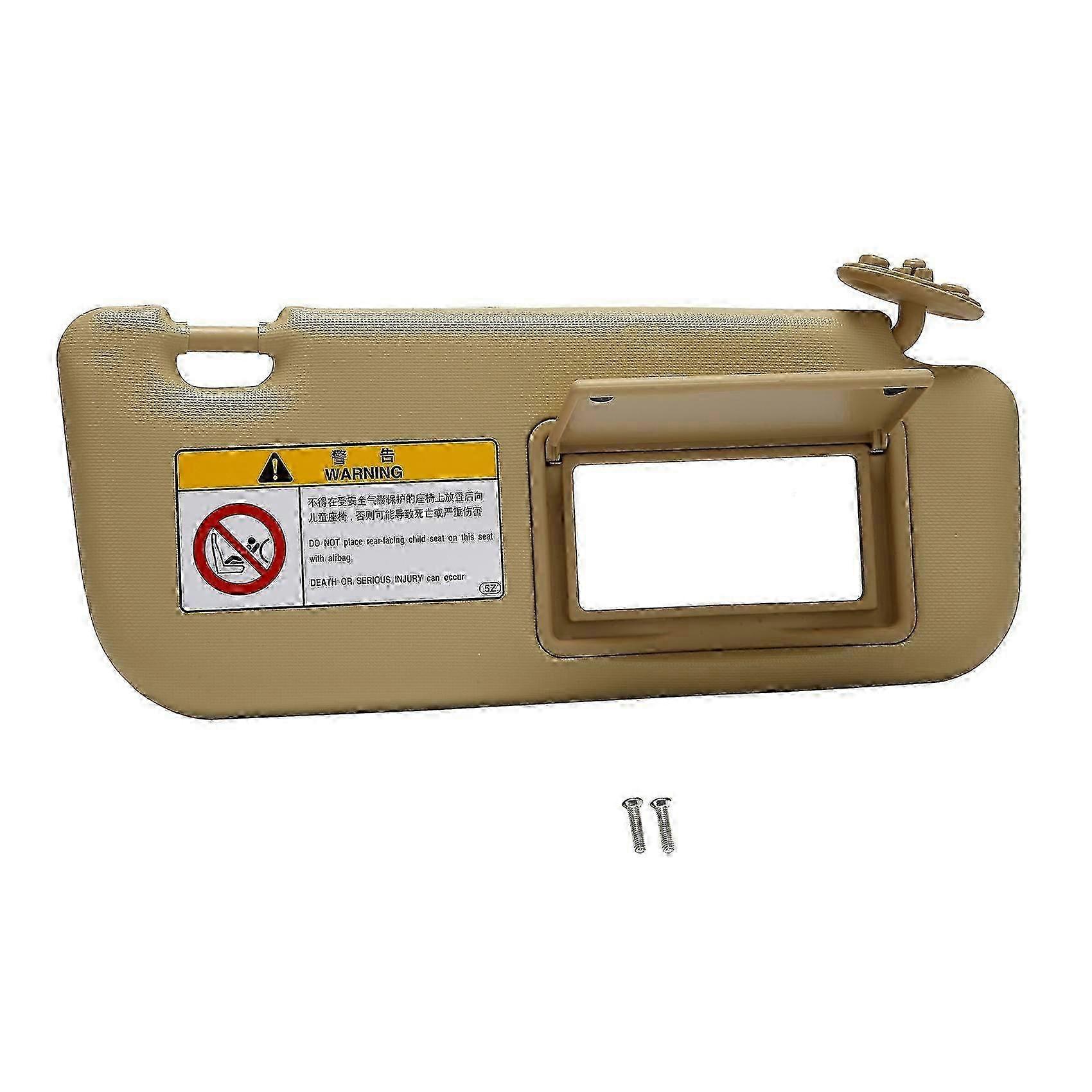 1 Pcs Car Replacement Passenger Side Visor for Certain Hybrid Models