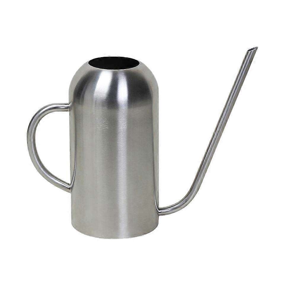 Household Gardening Tool Watering Kettle Large Watering Can Outdoor .6x14.9x20.4cm Silver 1Pack