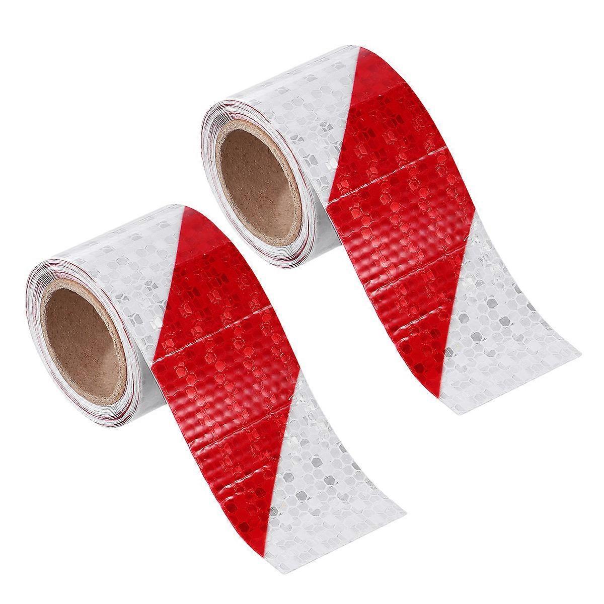 Reflective Trailer Safety Decals High Visibility Reflective Warning Tape For Ships 3 Meters Glow In The Dark 2Set