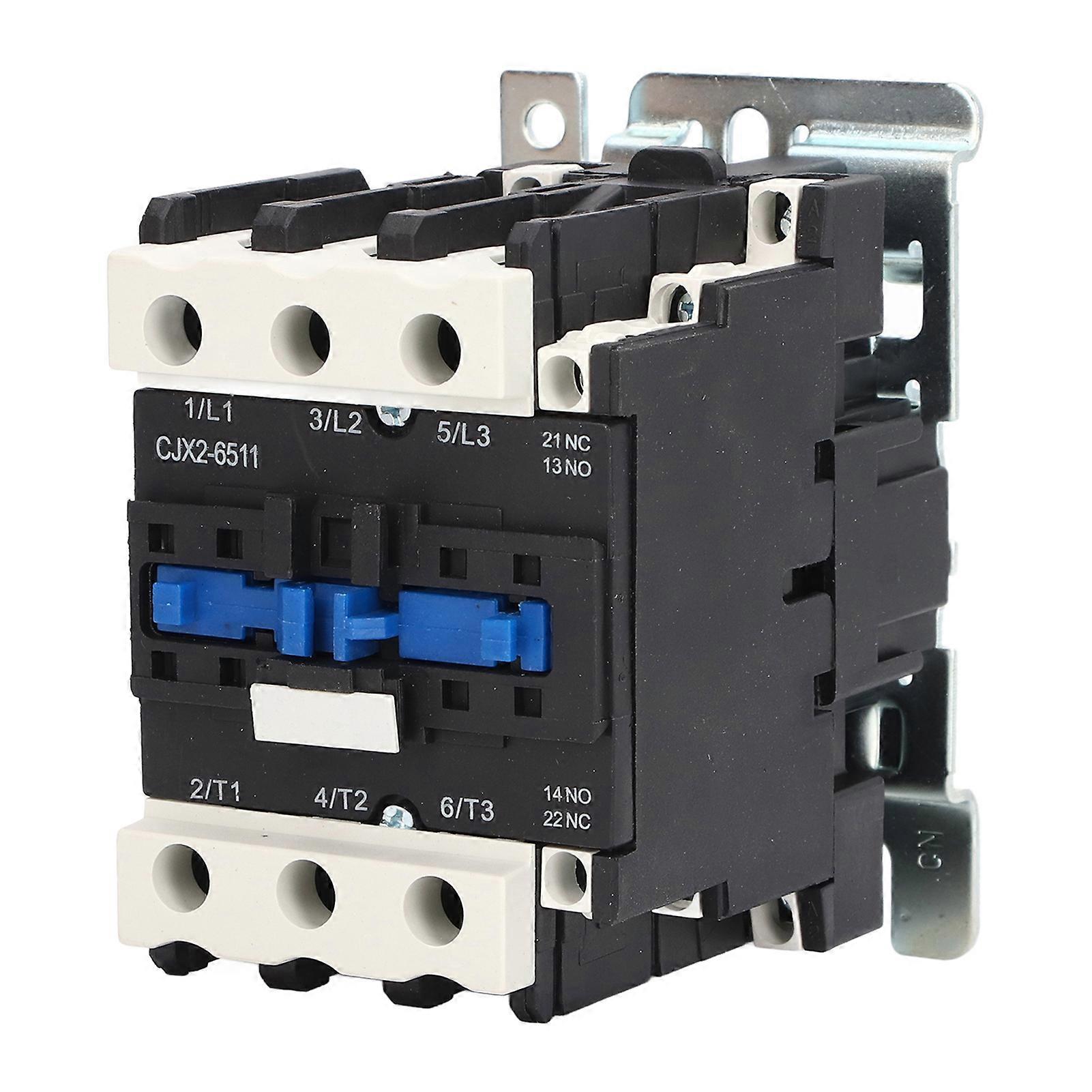 AC Contactor Coil Auxiliary 1NO 1NC Main 3NO Motor Power Supply Controls Indicators 65Amp 50HZ