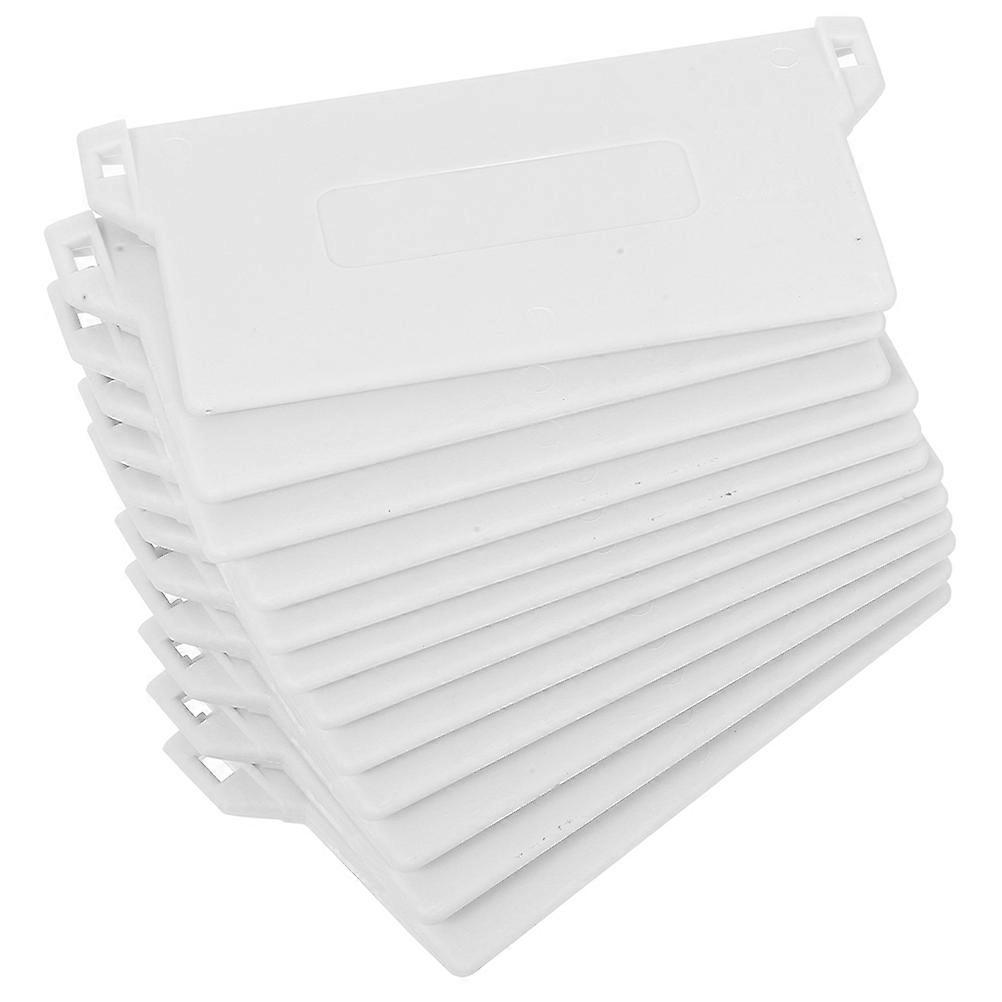 Slats Vertical Blind Accessories Blind Bottom Bars Rectangular Shape Home Decor Adjustable Angles 20Pcs