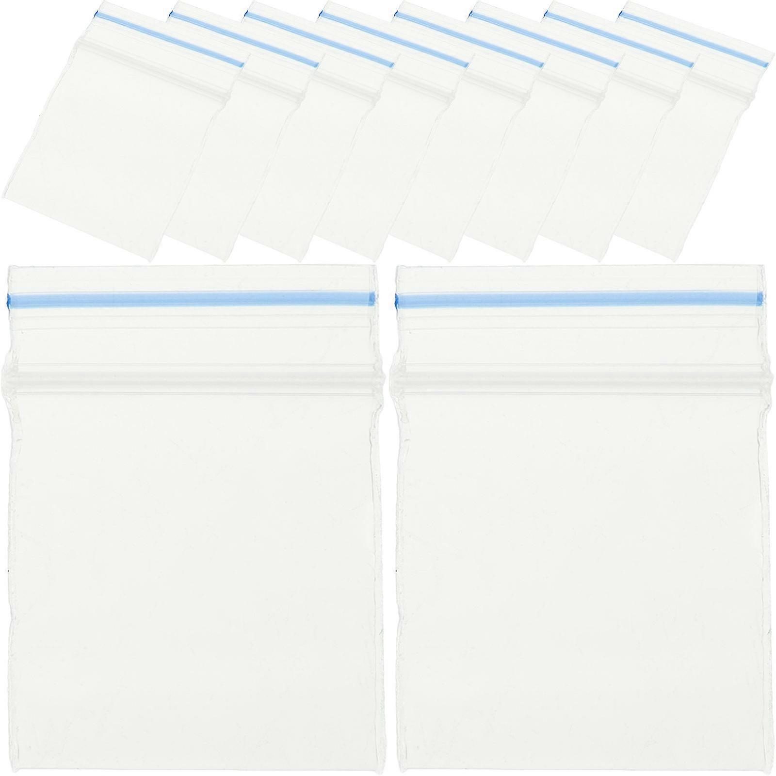 Self-Sealing Storage Pouch Mini Sealing Storage Pouches Miniature Scenes Craft Projects Clear 4.00X3.10X0.10CM Sealing 100Pcs