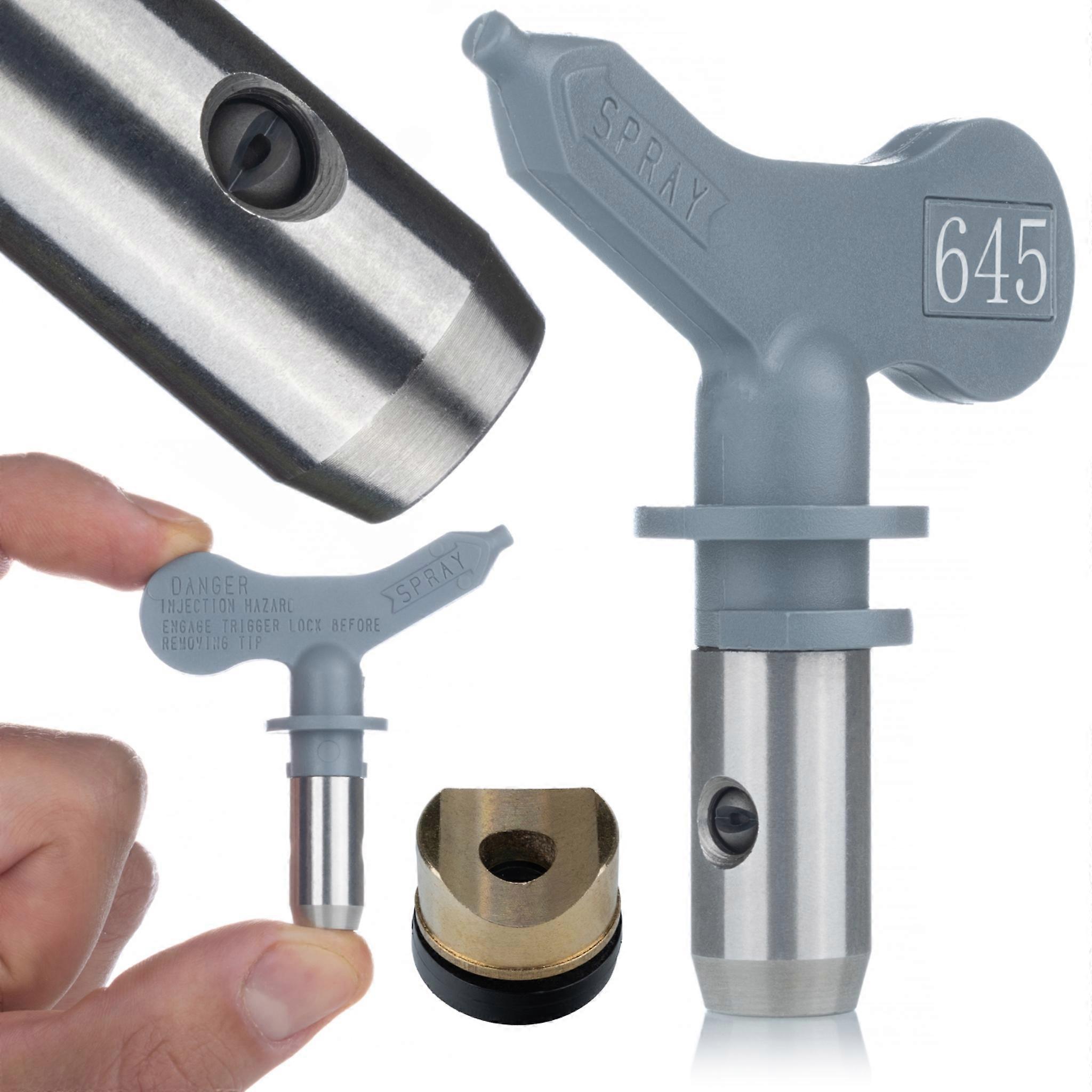 Rosfix Ultraheavy Paint Nozzle 645 – Spray Width 30cm | Compatible with Graco, Wagner