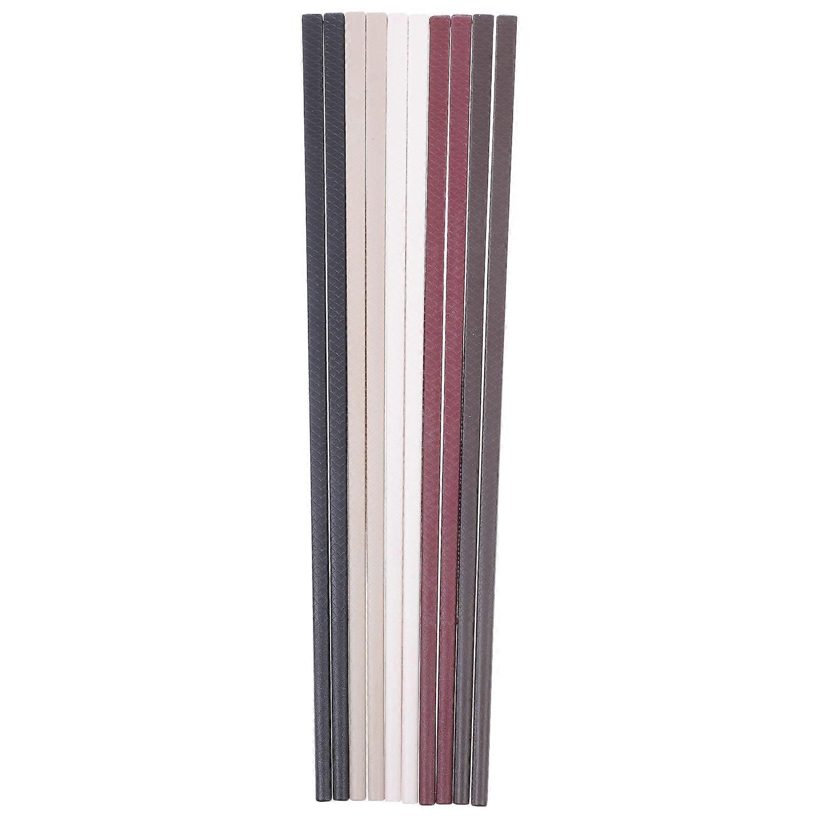 Asian Chopsticks Reusable Chinese Style Non-Slip Chopsticks for .3x0.7cm Easy to Clean 5 Pairs