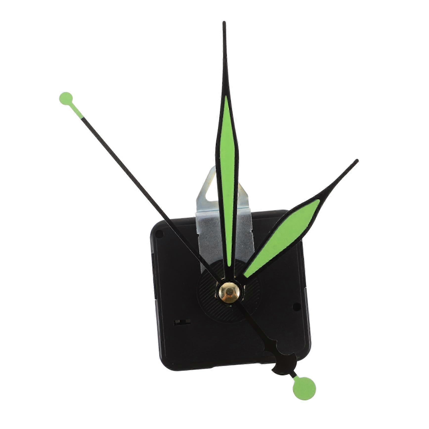 3 Sätze Fluorescent Movement Wall Clock Replacement Kit Light Green Plastic Clock Mechanism Motor for Modern Design