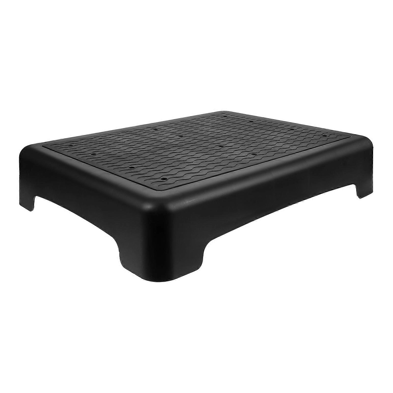 Bathroom Foot Stool Step Stool Plastic Durable Lightweight Indoor And Outdoor Use Rectangular Shape Sleek And Elegant Design 1Pcs
