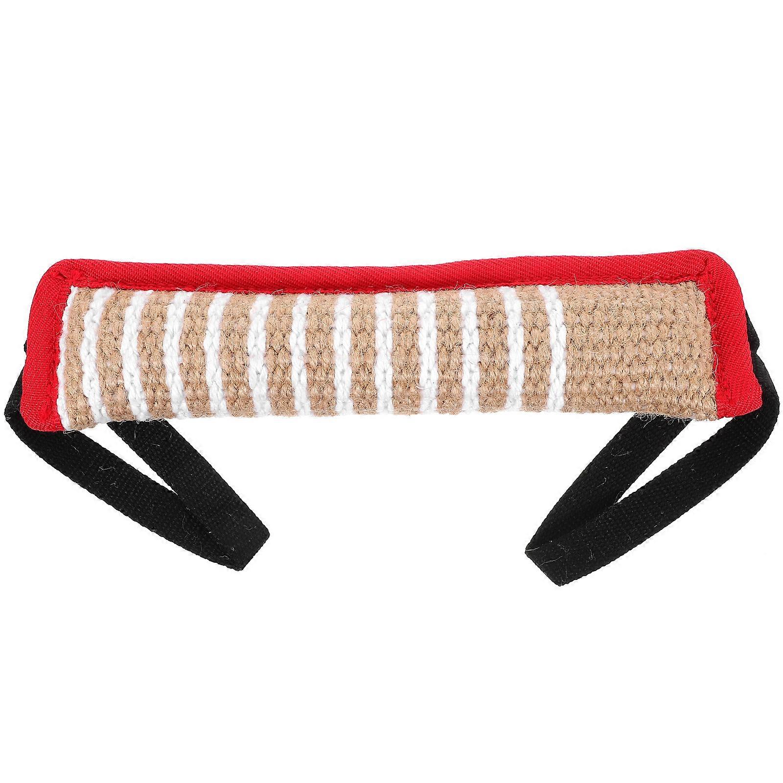 Bite Pillow Toy Molar Toy Dog Training Equipment Large Dogs Bonding Tool Safe Materials 58x6.5x4cm 1Set