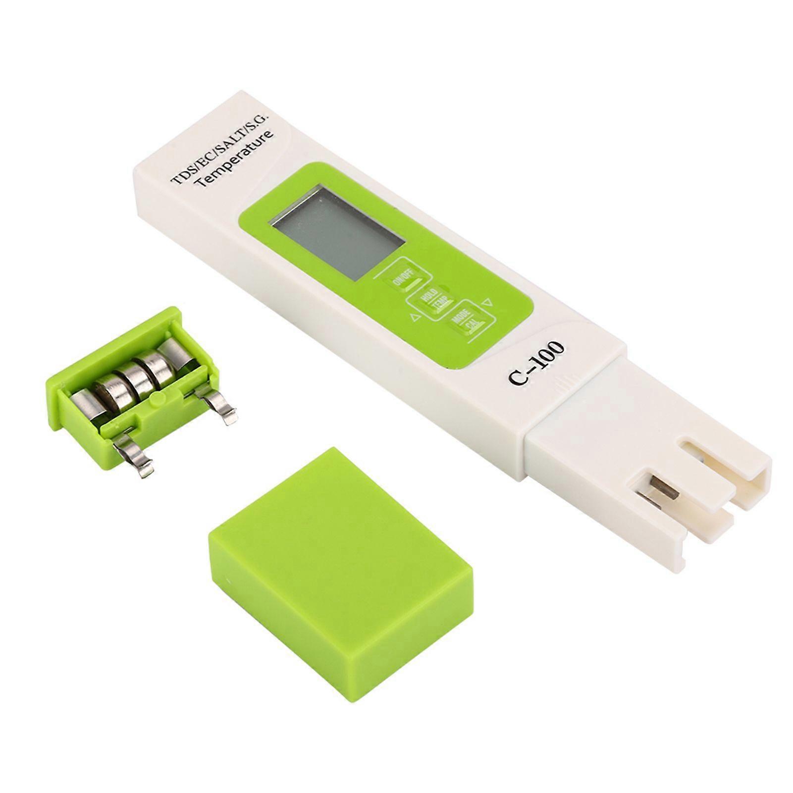 C-100 Multifunctional 5 in 1 Salinity TDS EC Seawater Test Pen Water Quality Tester DetectorYMJJ