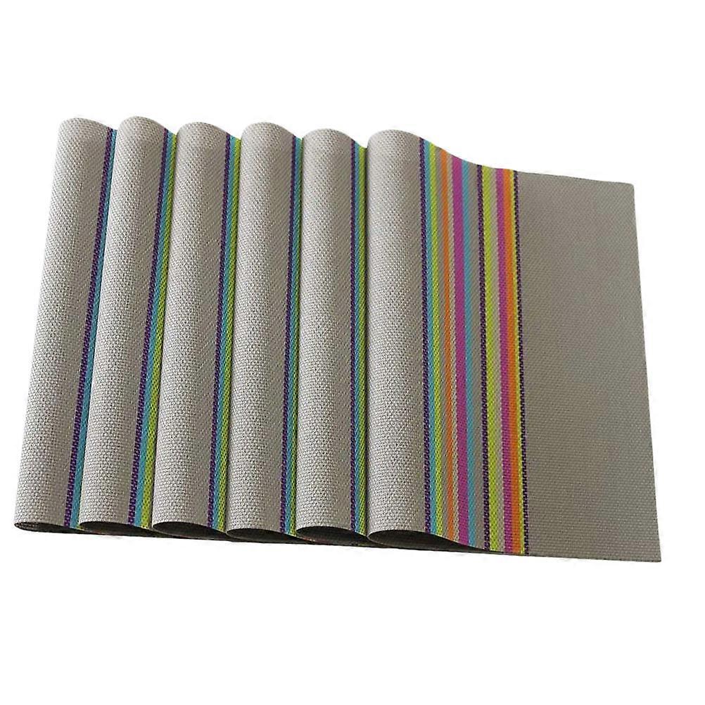Stylish Insulation Mat Set Of 6 45x30cm For Wedding Receptions With Waterproof Feature And Simple Design