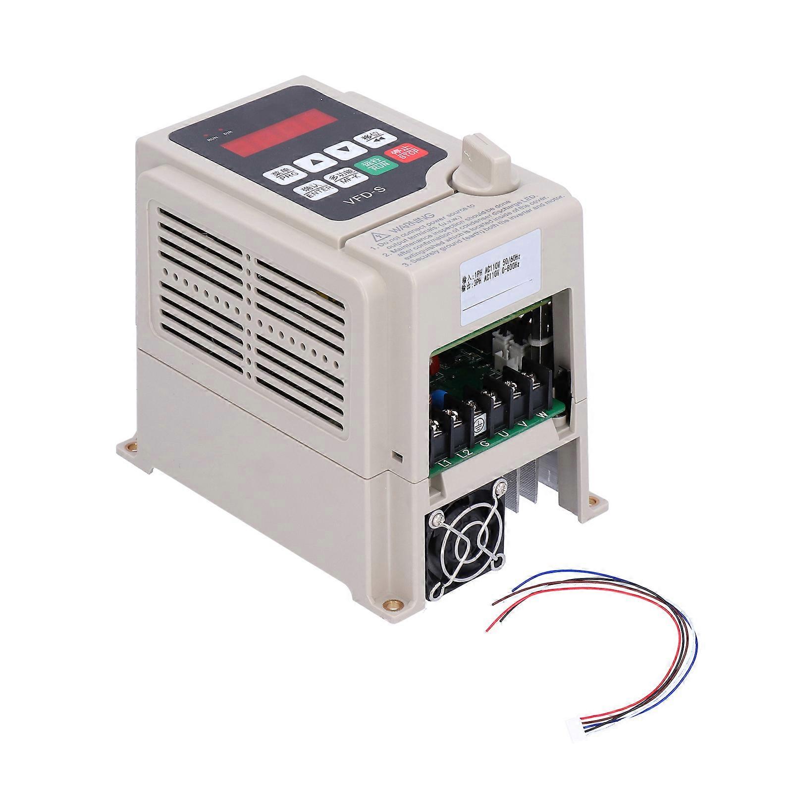 Variable Frequency Drive Single Input 3‑Phase Output 110V Frequency Inverter JLS-S-1S-0.7G(0.75kw )