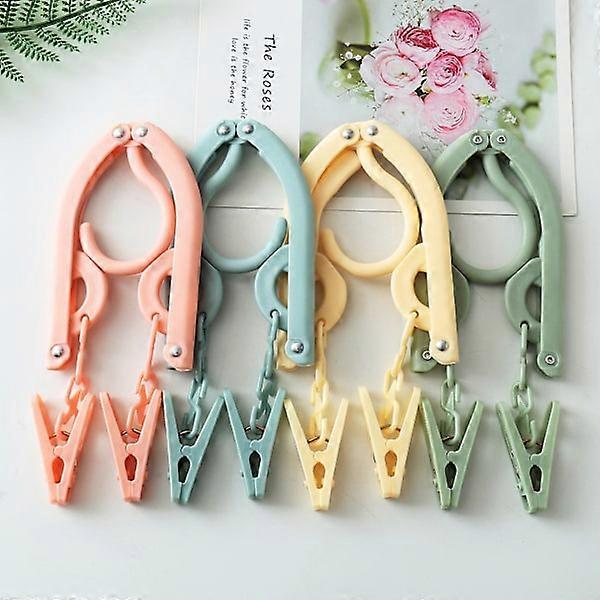 16pcs foldable clothes hangers, telescopic clothes drying rack.