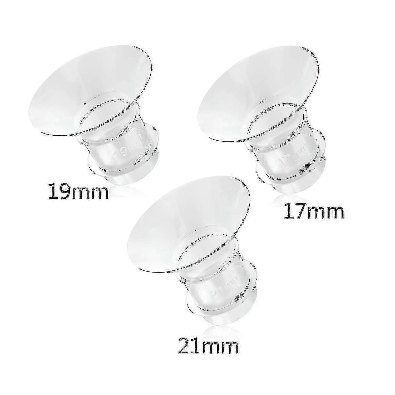 Insert de bride 17mm/19mm/21mm compatible avec Medela / Willow / Tsrete / Momcozy S9 S10 S12 Hhh