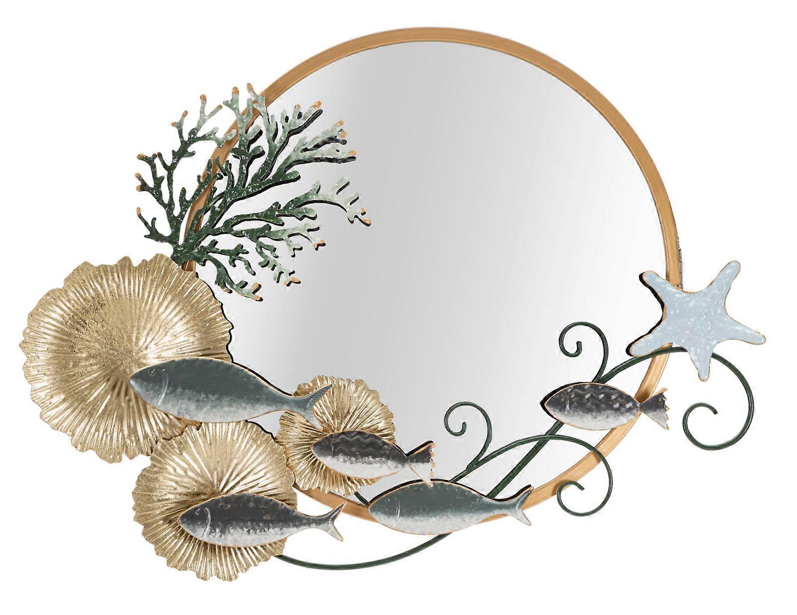 MIROIR MURAL POISSON CM 88,9X7,6X65,4