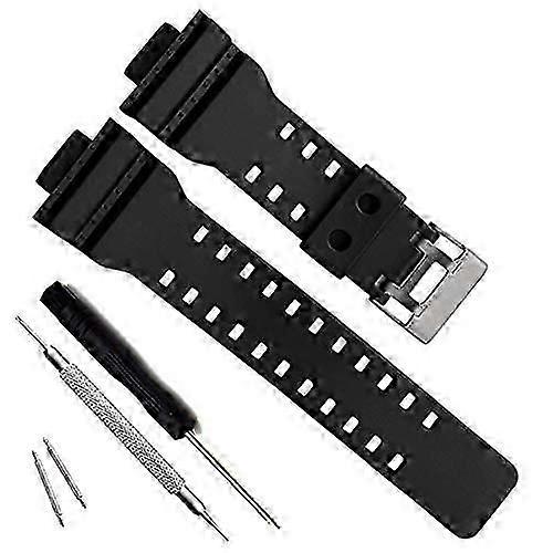 Bracelet de montre de remplacement en résine naturelle pour Casio Mens G-Shock GD120 / GA-100 / GA-110 / GA-100C